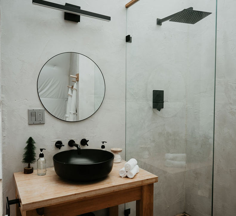 Forest Dome Bathroom-winter