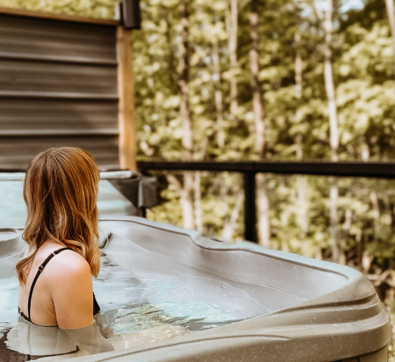 Forest Dome Hot Tub