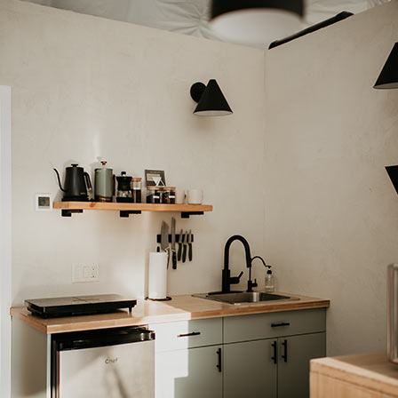 Meadow Dome Full Kitchen