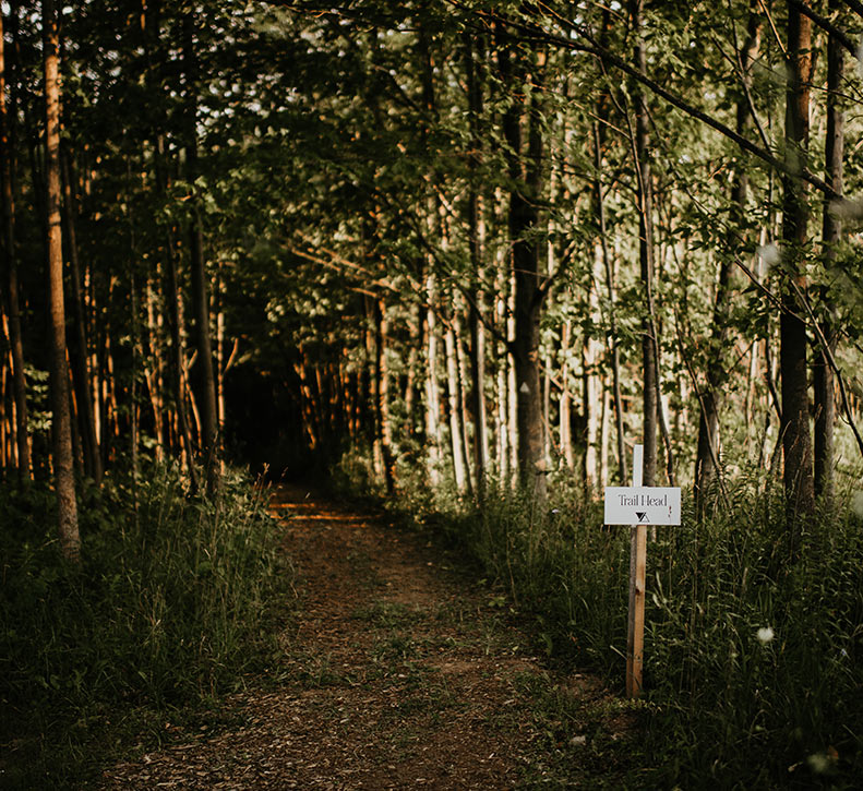Walking Trails at Back Forty Glamping